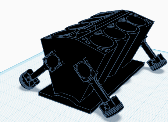 V-8 spark plug holder