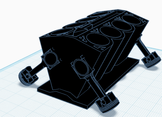 V-8 spark plug holder