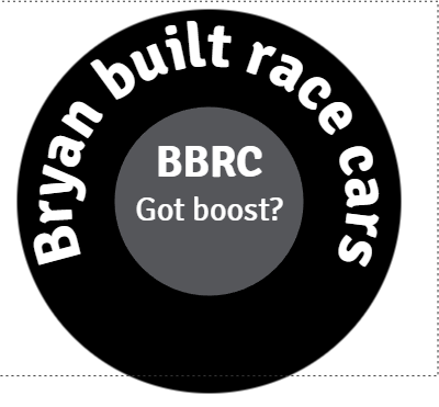 Bryan racing sticker
