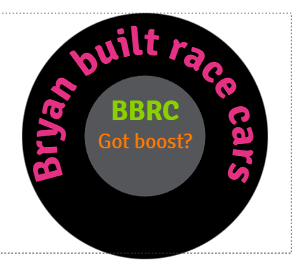 Bryan racing sticker